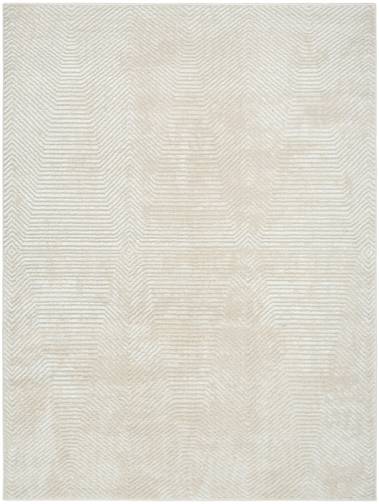 Nourison Dekor 5'3" x 7' Ivory Beige Modern Indoor Rug