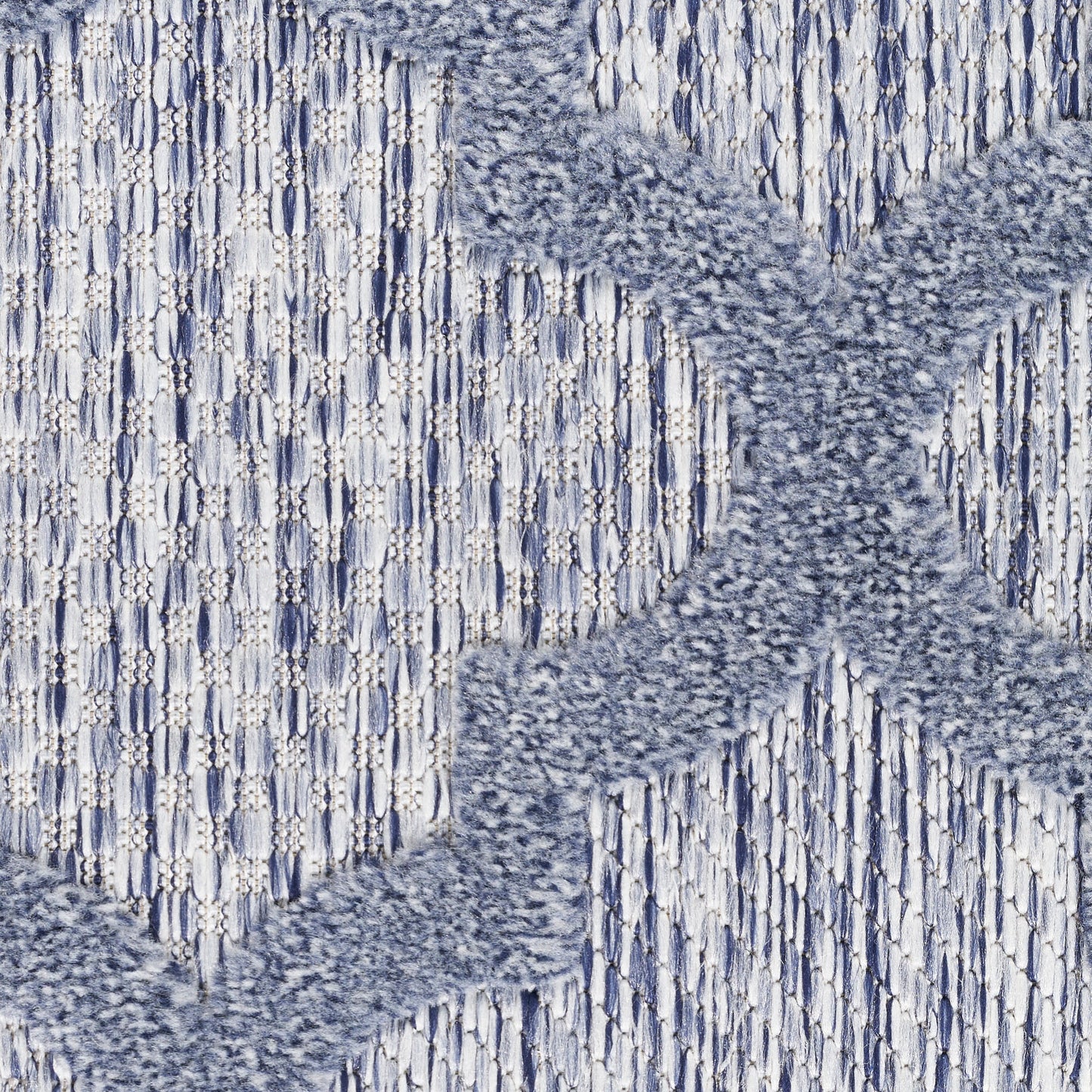 Nourison Easy Care 9' x 12' Denim Blue Modern Rug