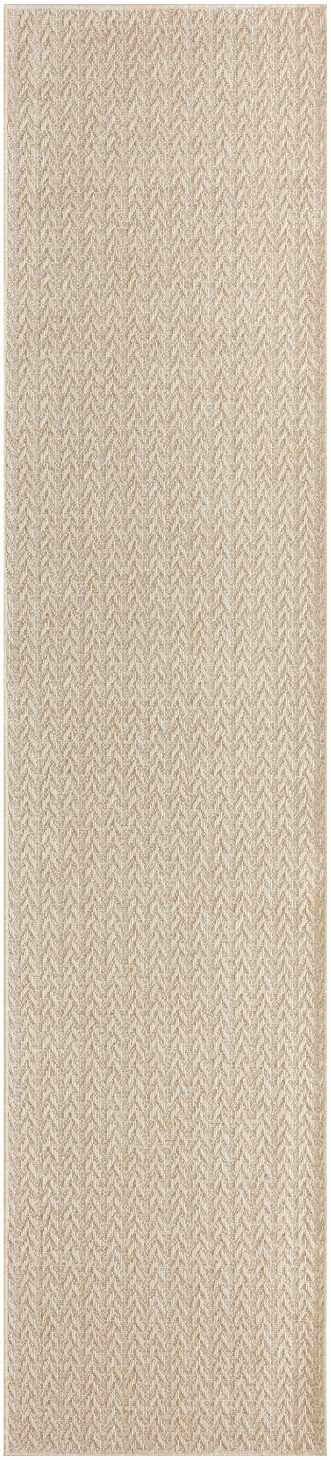 Nourison Tulum 2' x 6' Cream Outdoor Rug