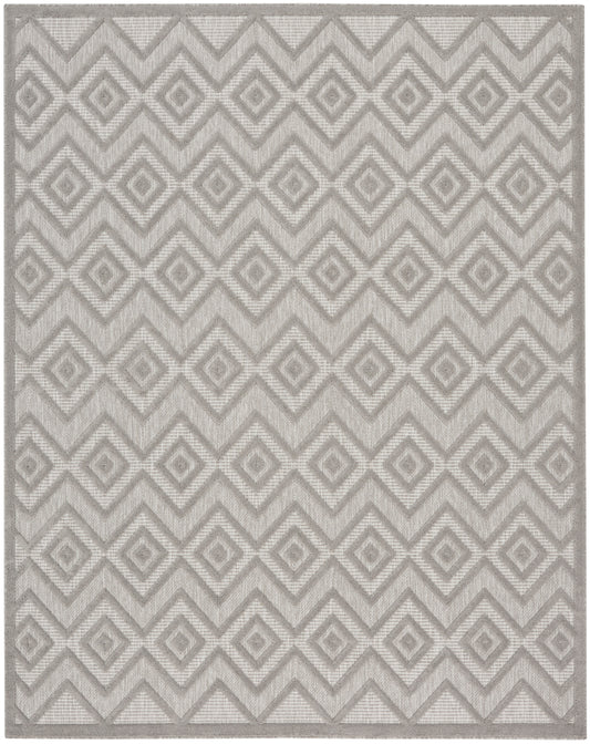 Nourison Versatile 9' x 12' Silver Grey Modern Rug