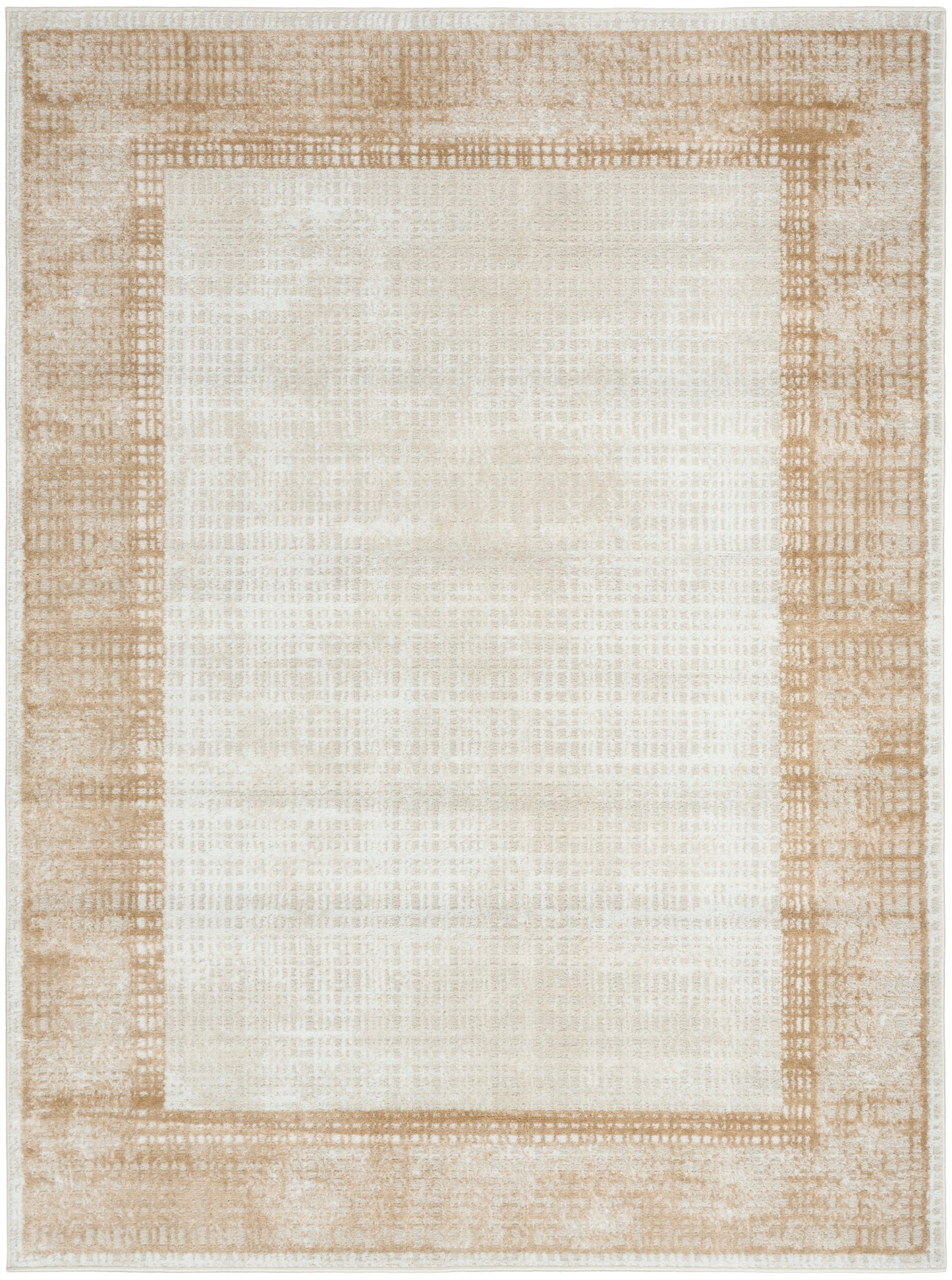 Nourison Dekor 4' x 6' Ivory Beige Modern Indoor Rug