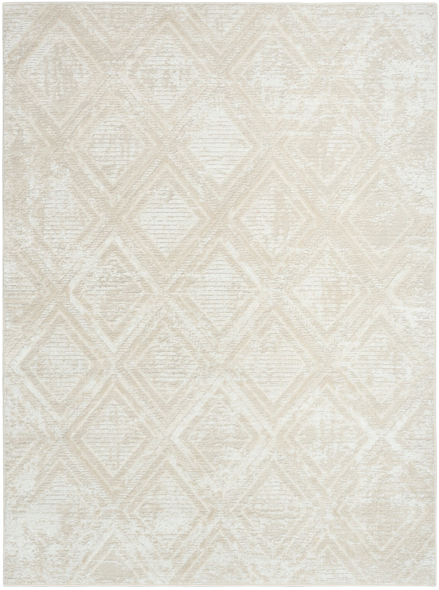 Nourison Dekor 5'3" x 7' Beige Modern Indoor Rug
