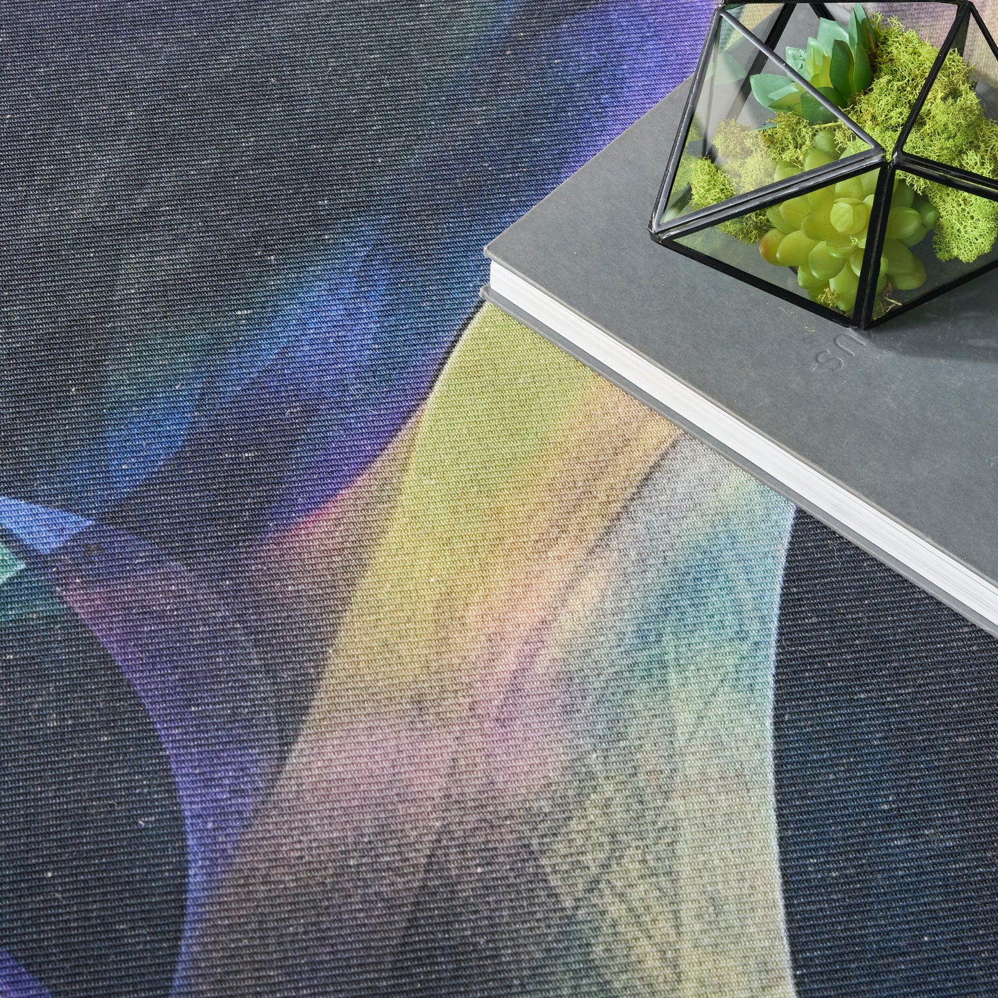 Nourison Nourison Washables 9'2" x 12' Blue Multicolor Modern Indoor Rug