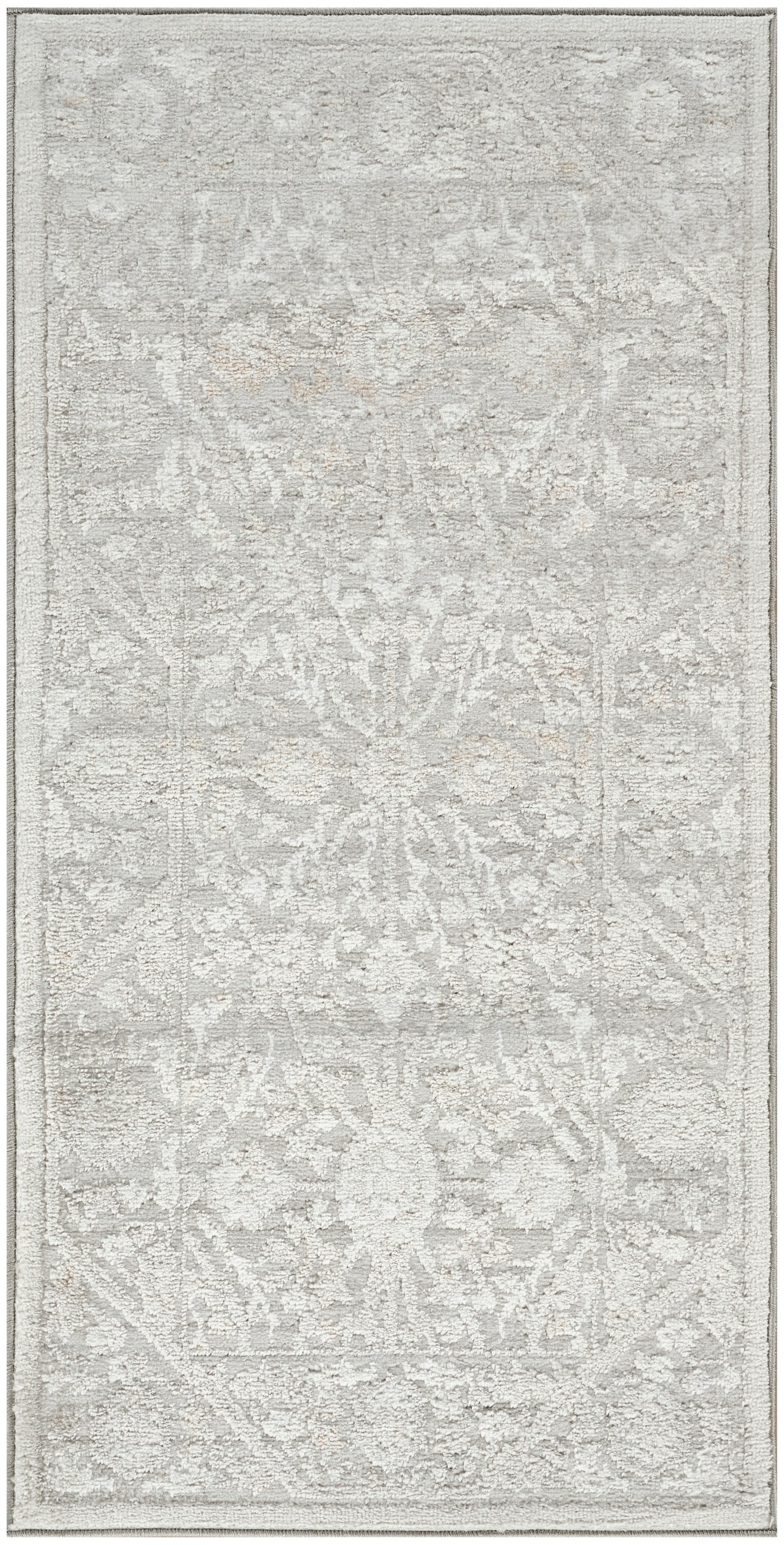 Nourison Dekor 2' x 4' Grey Vintage Indoor Rug