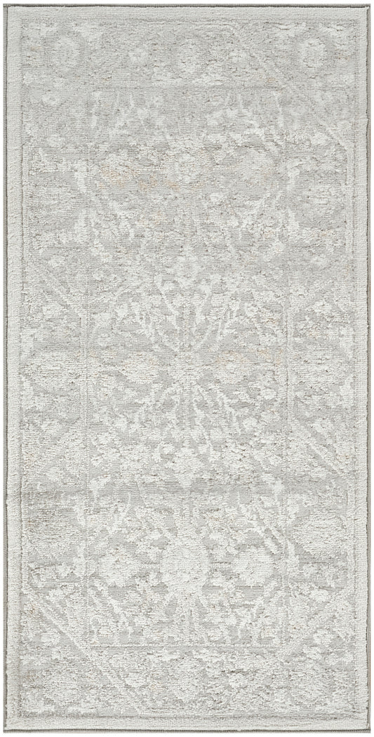 Nourison Dekor 2' x 4' Grey Vintage Indoor Rug