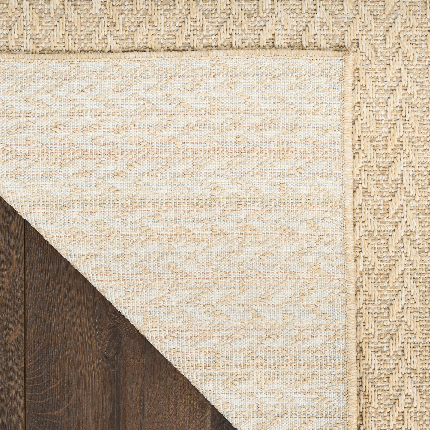 Nourison Tulum 4' x 6' Cream Outdoor Rug