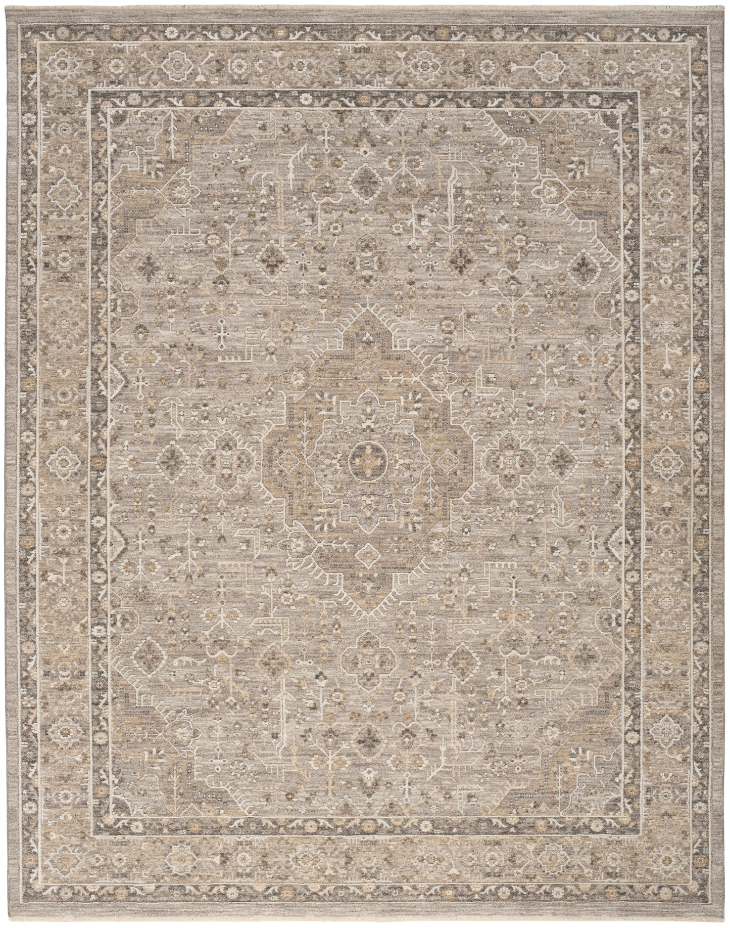 Nourison Retreat 7'10" x 10' Grey Vintage Indoor Rug