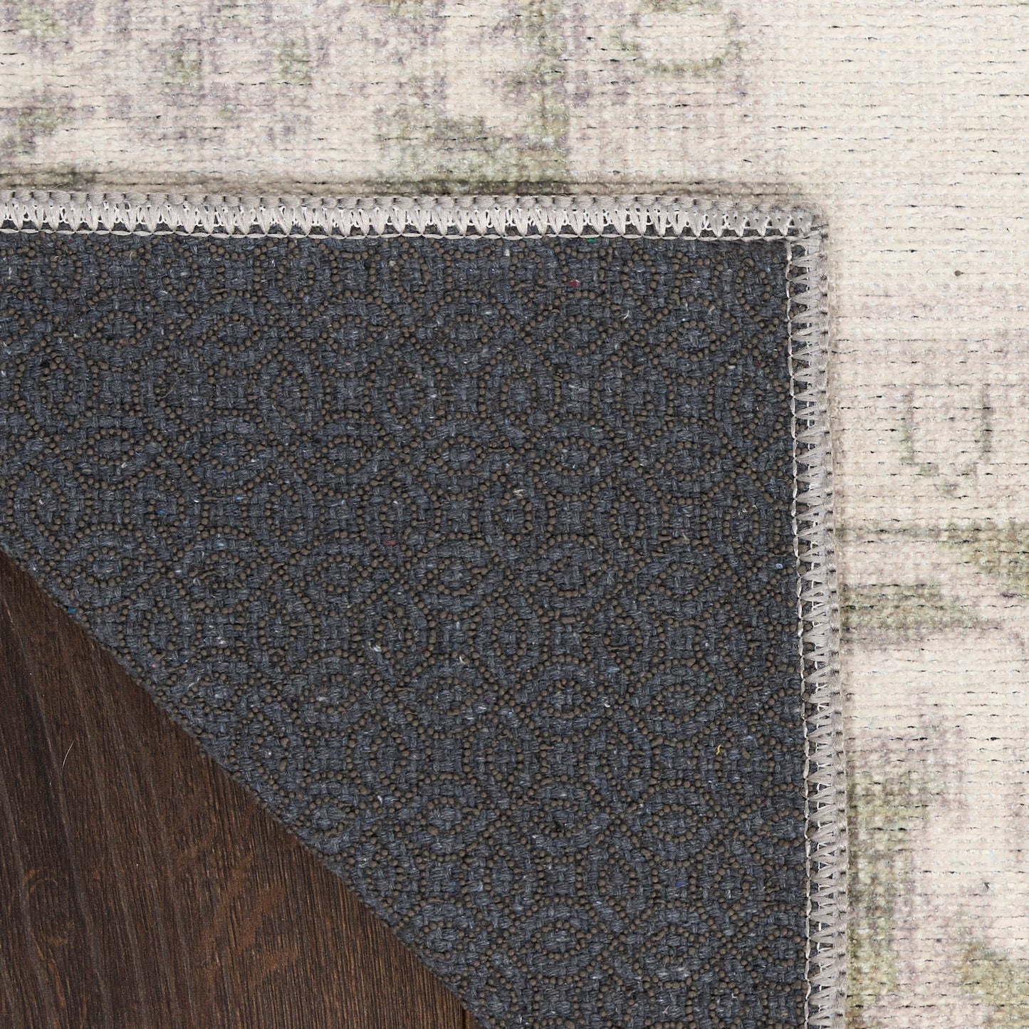 Nourison Vintage Washables 4' x 6' Green Vintage Indoor Rug