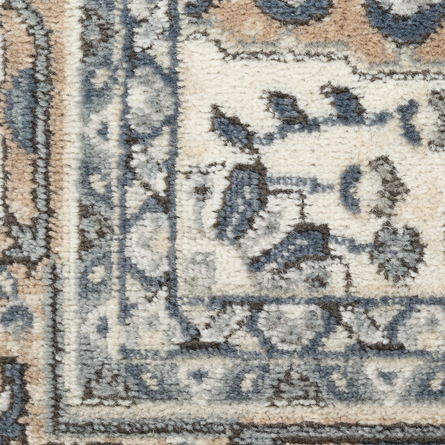 Nourison Quarry 2'2" x 7'6 Ivory Taupe Vintage Indoor Rug