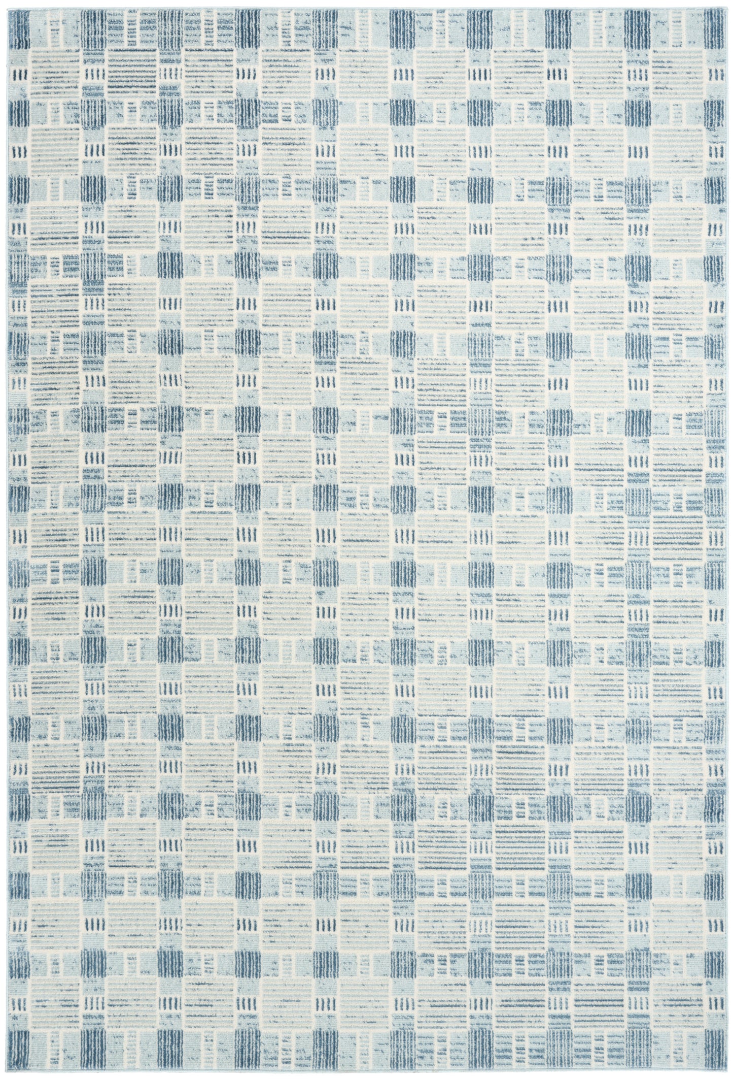 Nourison Nordic 4' x 6' Blue Modern Indoor Rug