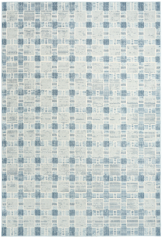 Nourison Nordic 4' x 6' Blue Modern Indoor Rug