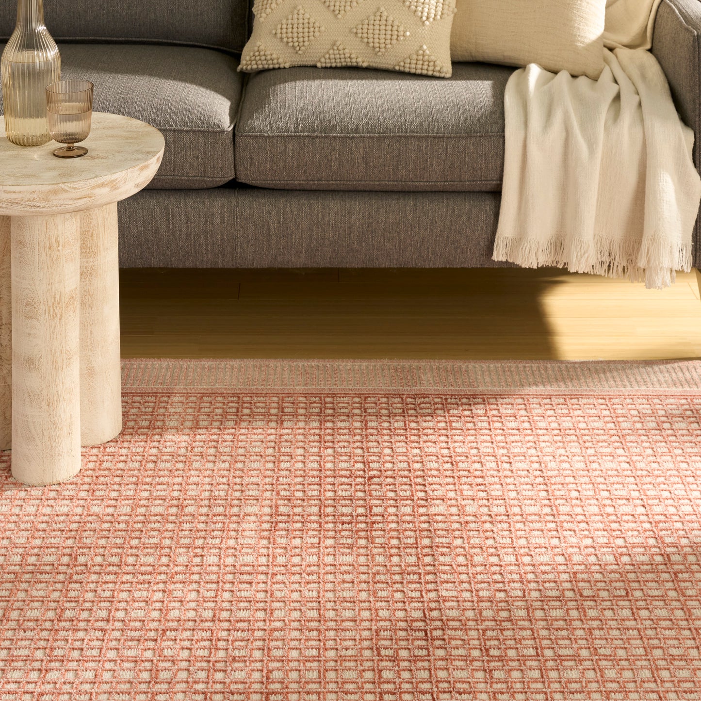 Nourison Nordic 8' x 10' Brick Ivory Modern Indoor Rug
