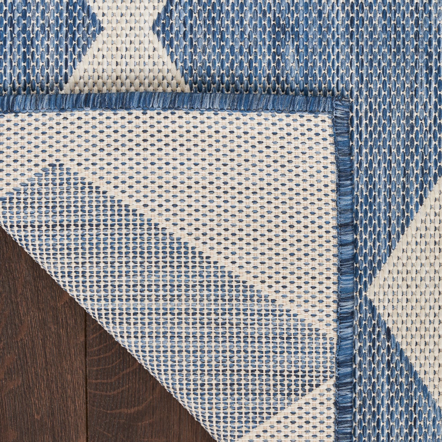 Nourison Positano 2' x 6' Navy Blue Modern Rug