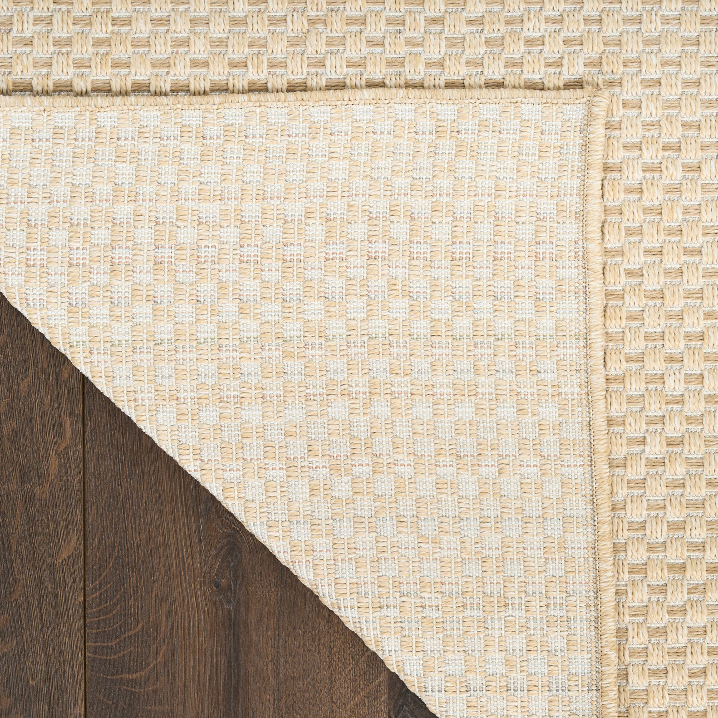 Nourison Tulum 3' x 5' Cream Outdoor Rug