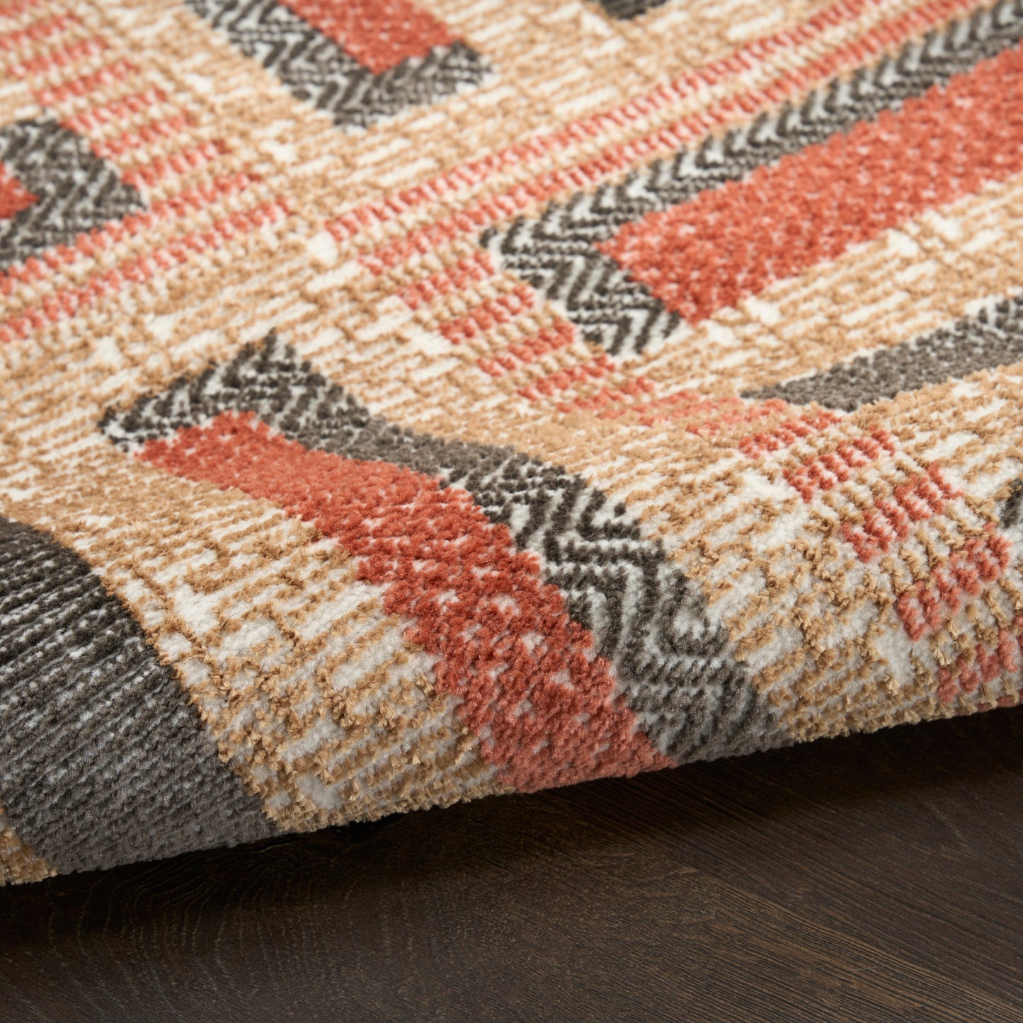 Nourison Nordic 5' x 7' Multicolor Modern Indoor Rug