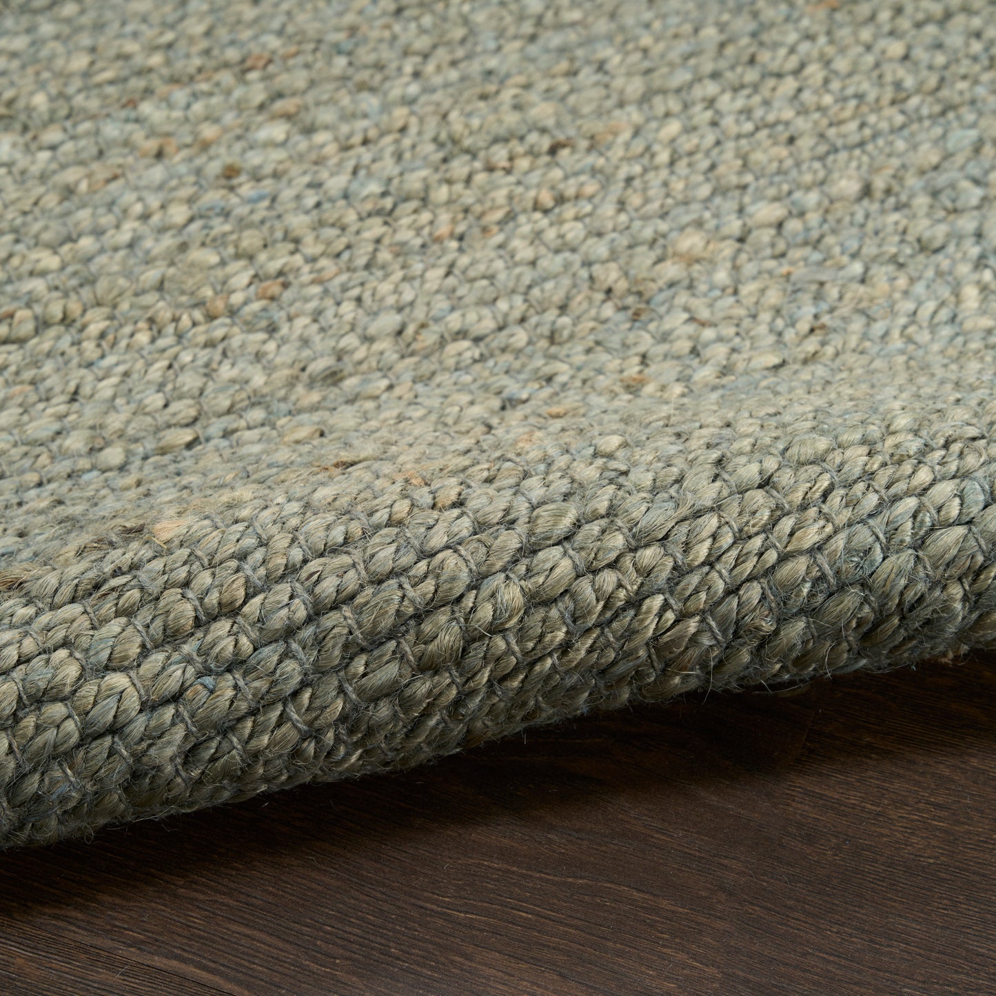 Nourison Natural Jute 3' x 5' Sage Farmhouse Indoor Rug