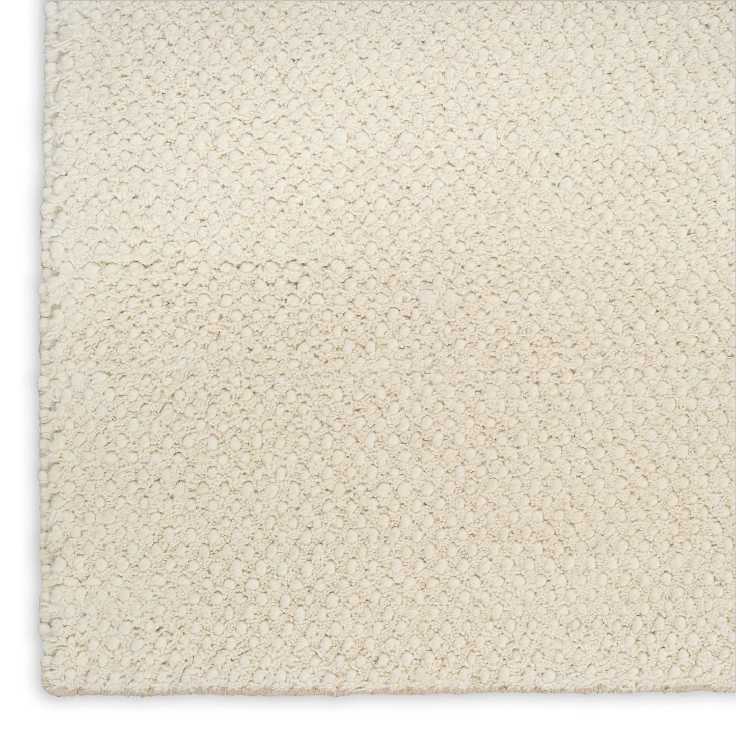 DKNY Pure Rows 9'9" x 13'9" Ivory Farmhouse Indoor Rug