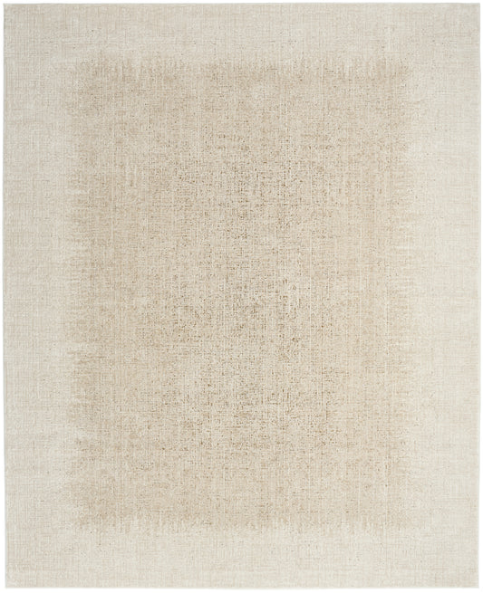 DKNY Grand Street 6' x 9' Ivory Beige Modern Indoor Rug