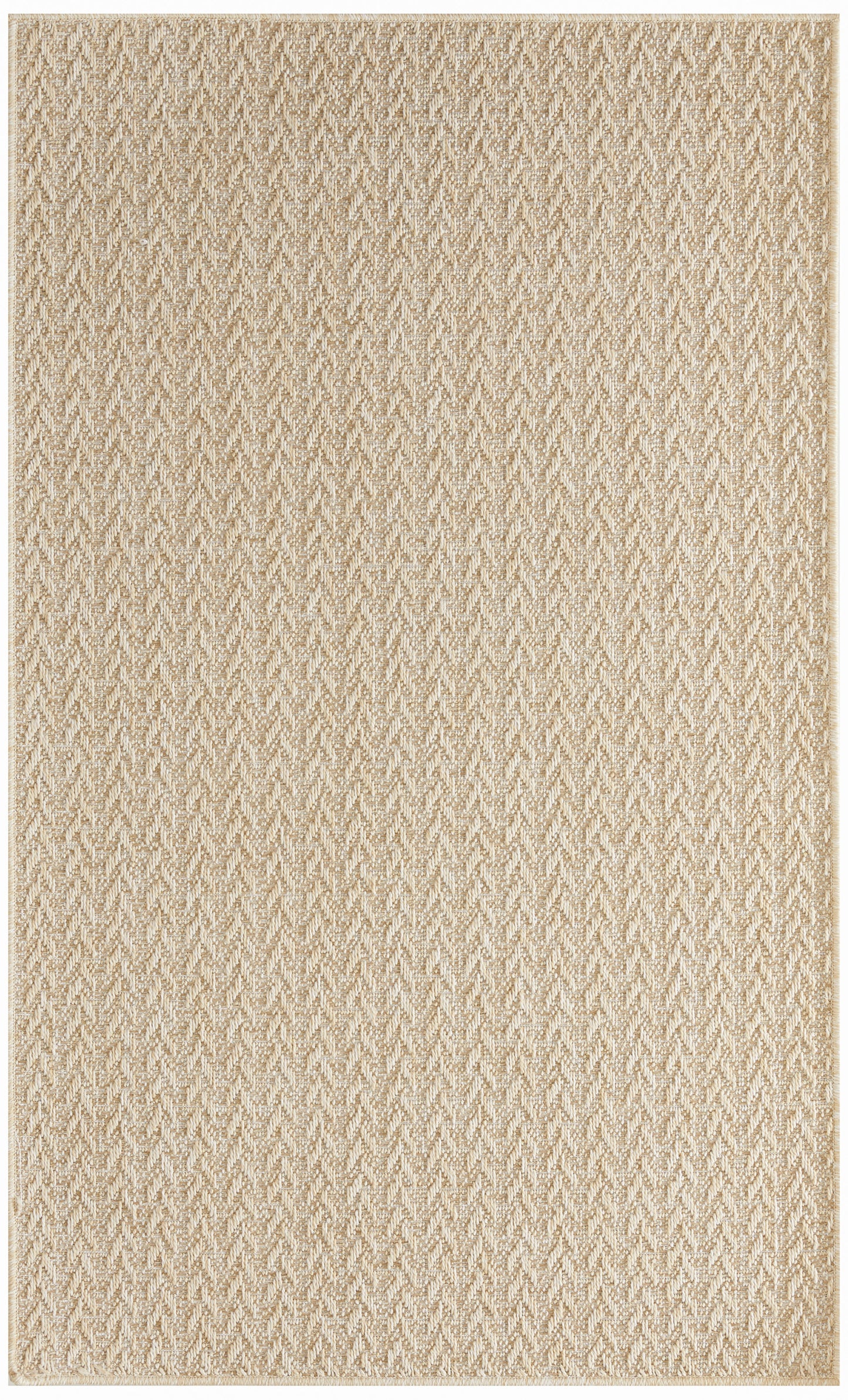 Nourison Tulum 3' x 5' Cream Outdoor Rug