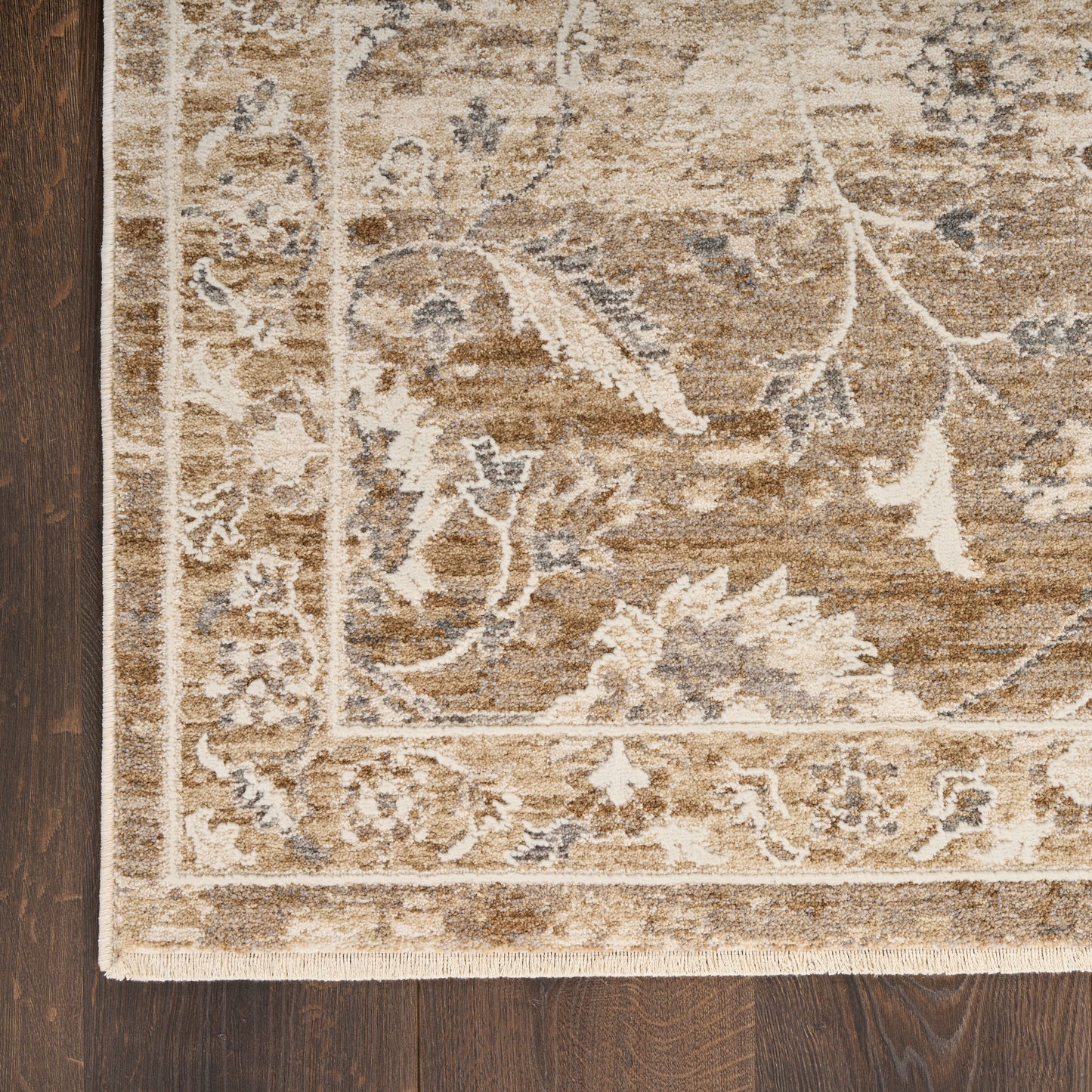 Nourison Retreat 9'6" x 13'2" Beige Vintage Indoor Rug