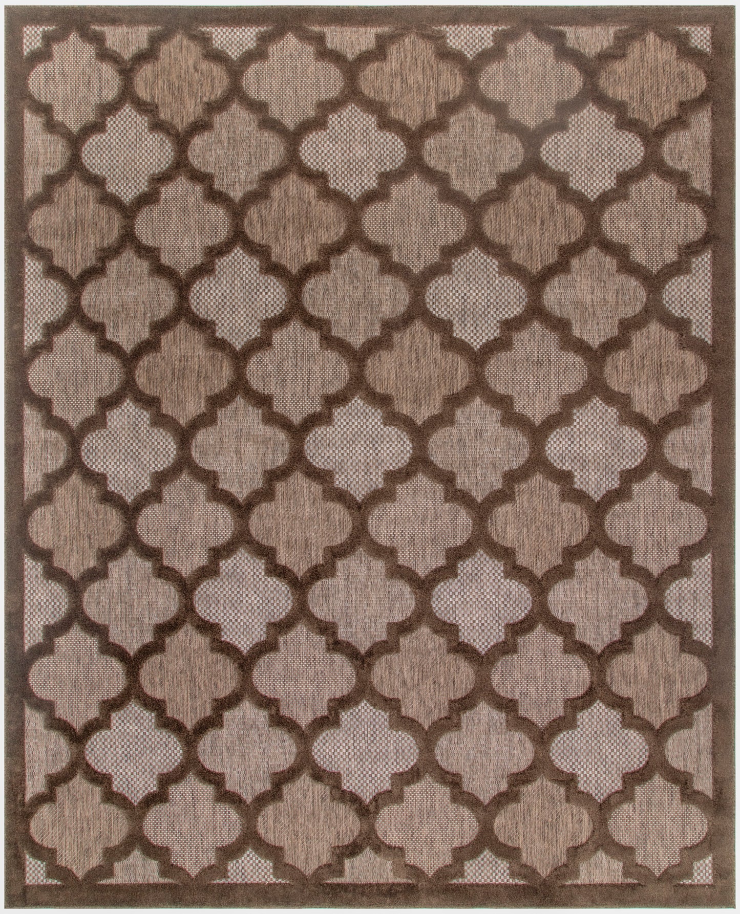 Nourison Easy Care 10' x 14' Brown Modern Rug
