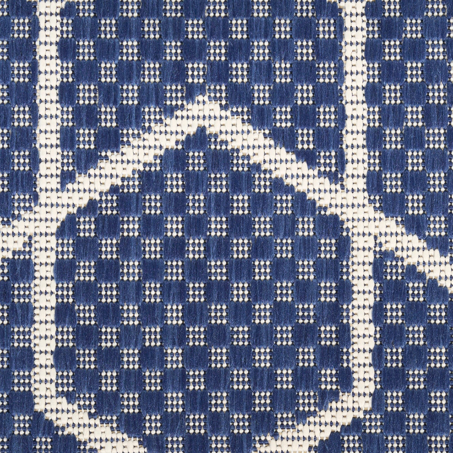 Nourison Horizon Indoor/Outdoor 4' x 6' Navy Modern Rug