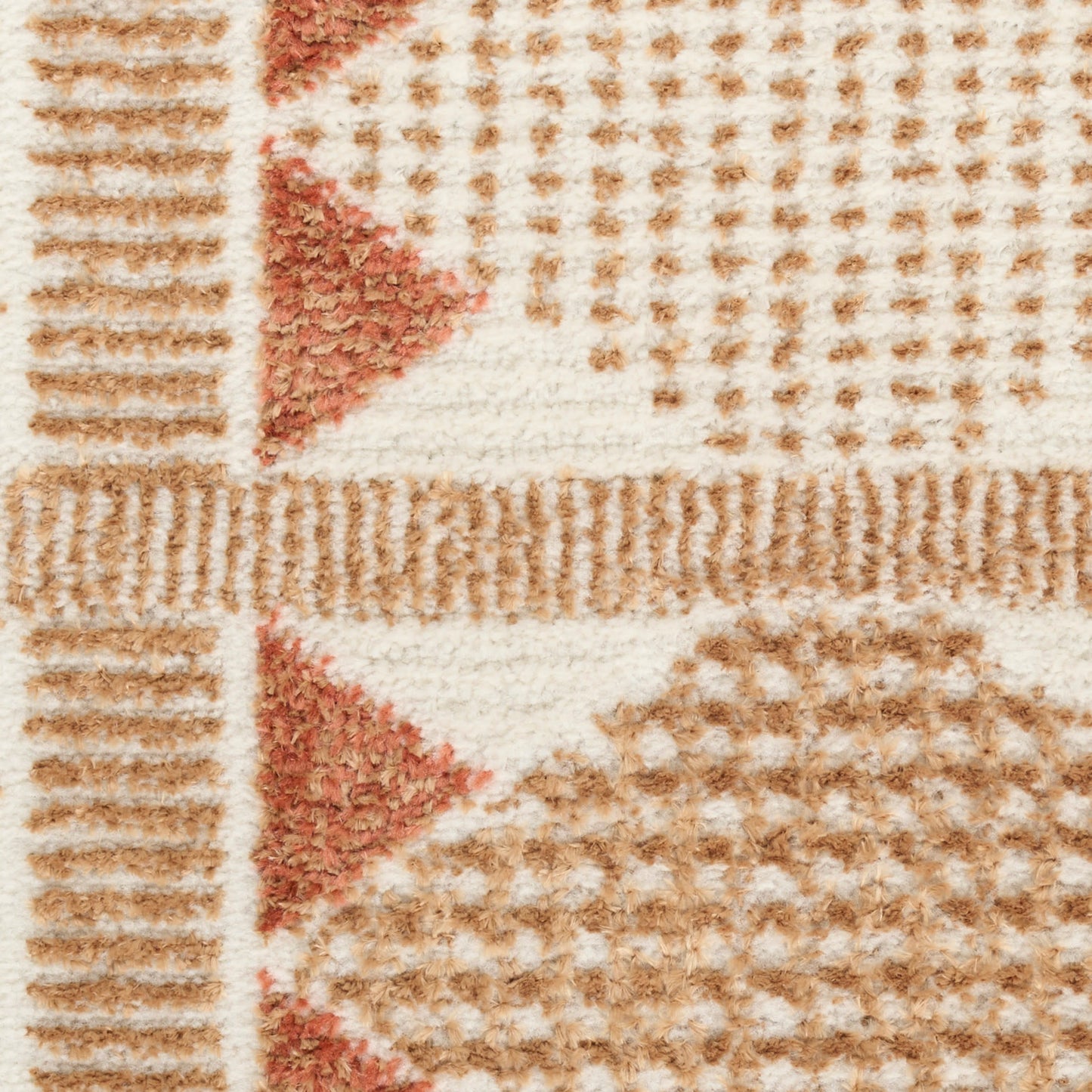 Nourison Nordic 8' x 10' Rust Modern Indoor Rug