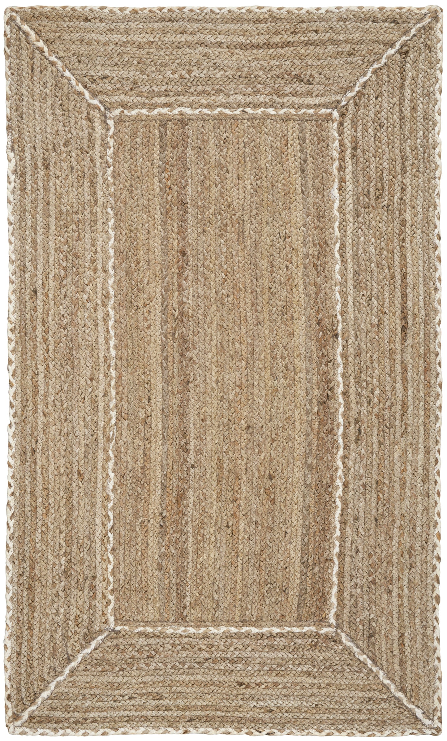 Nourison Terrazzo Jute 3' x 5' Natural Grey Farmhouse Indoor Rug