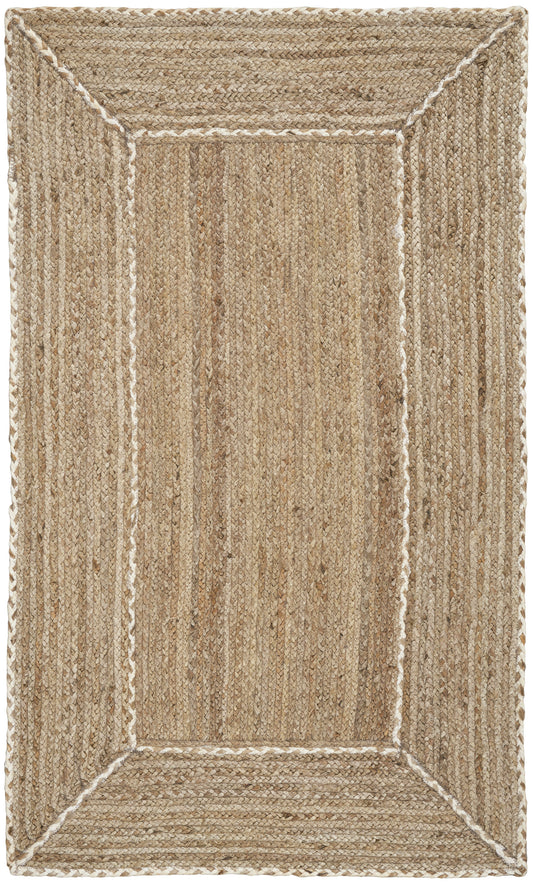 Nourison Terrazzo Jute 3' x 5' Natural Grey Farmhouse Indoor Rug