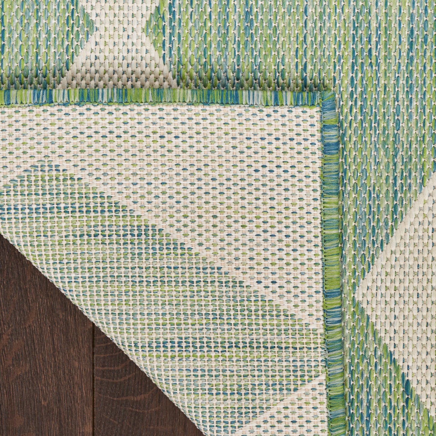 Nourison Positano 10' x 14' Blue Green Modern Rug