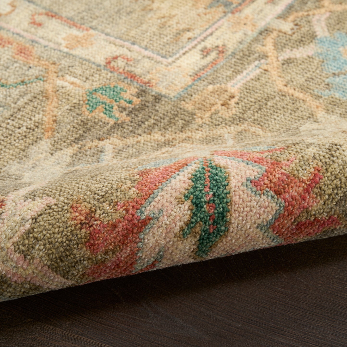 Nourison Heritage Vine 2' x 3' Charcoal Vintage Indoor Rug