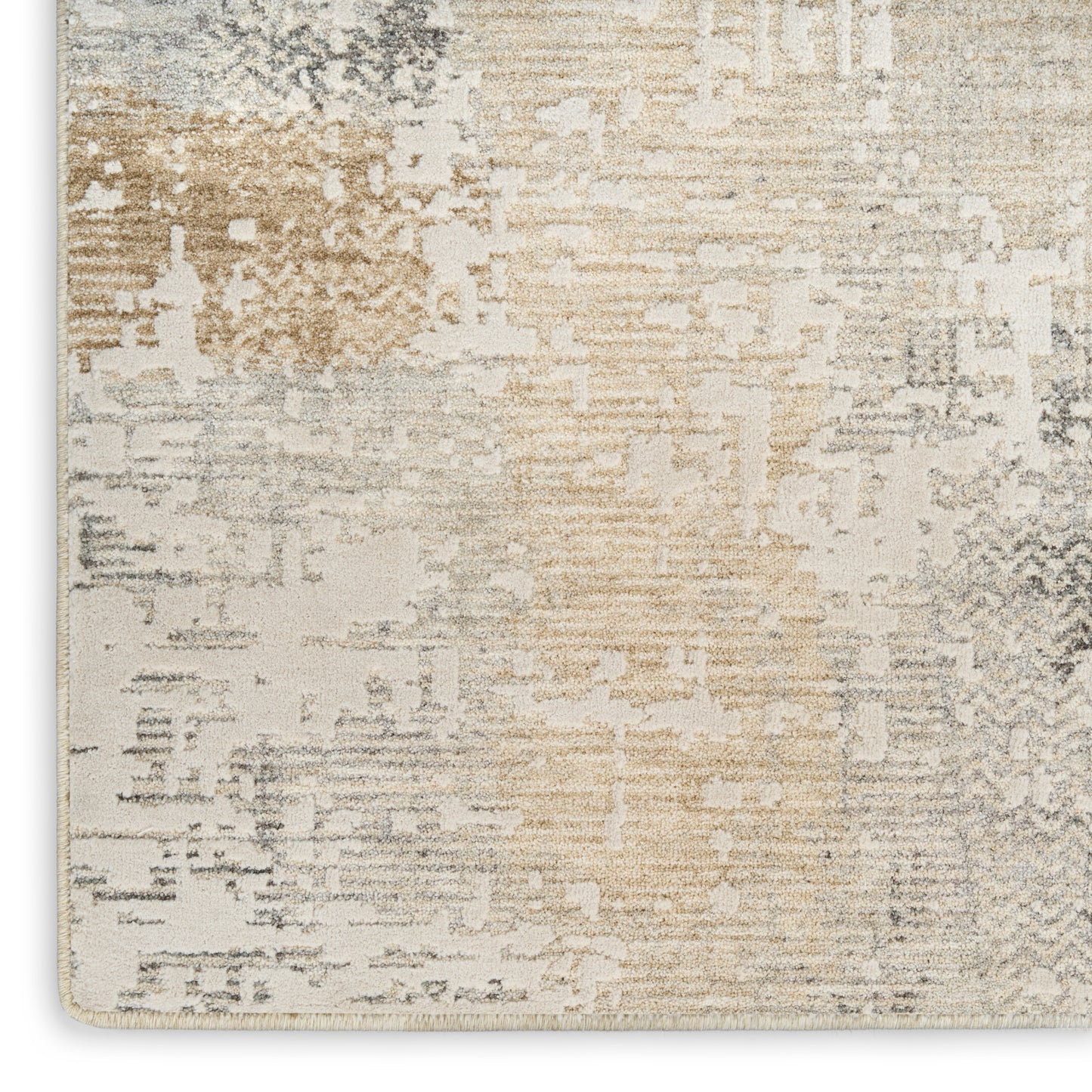 Calvin Klein CK078 Summit 2'2" x 10' Cream Ivory Modern Indoor Rug