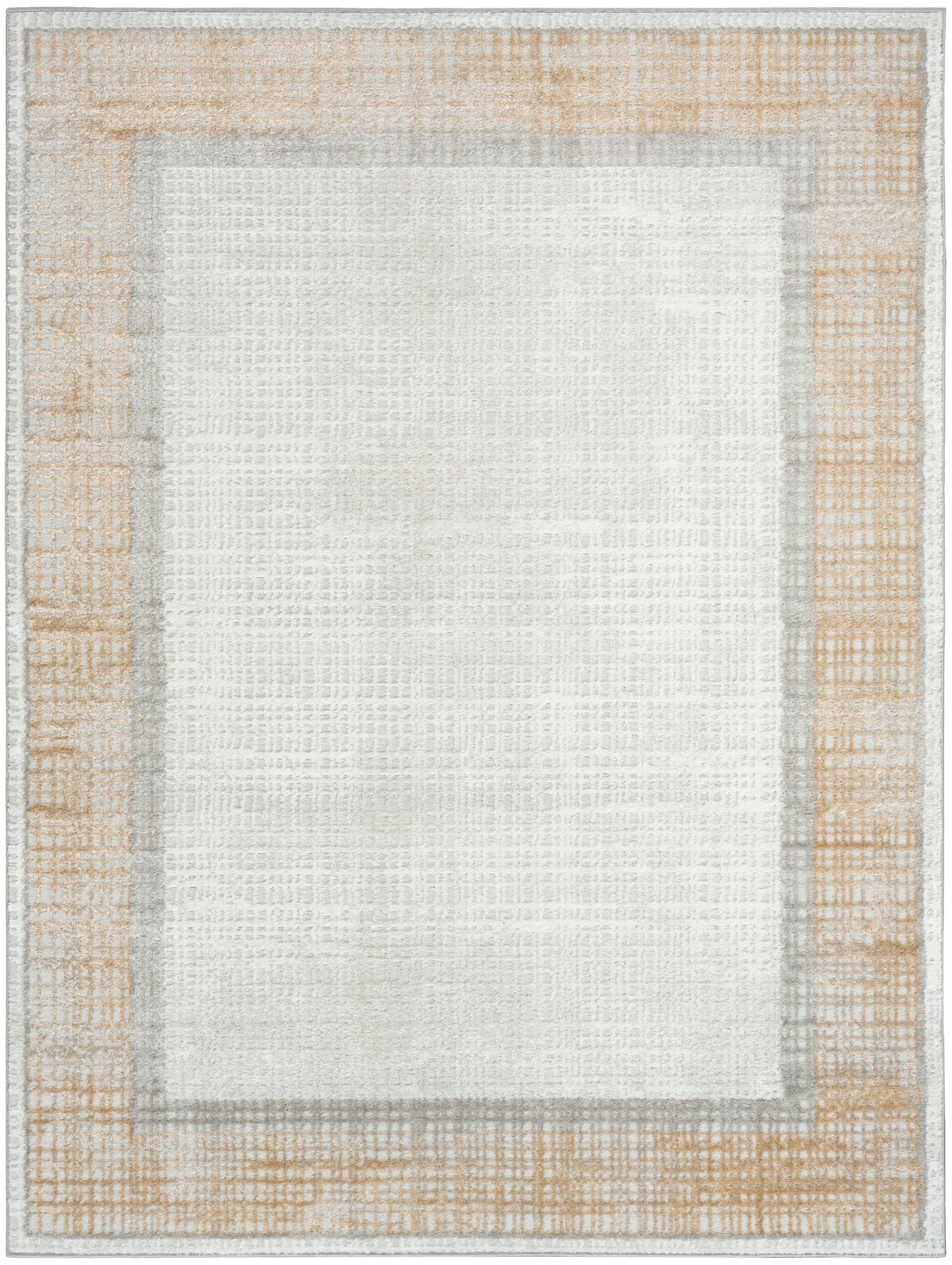 Nourison Dekor 4' x 6' Grey Modern Indoor Rug