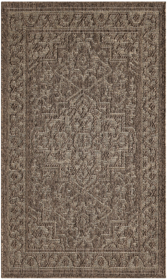 Nourison Tulum 2' x 3' Brown Outdoor Rug