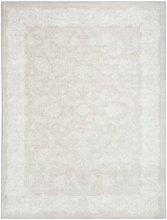 Nourison Dekor 4' x 6' Light Grey Vintage Indoor Rug