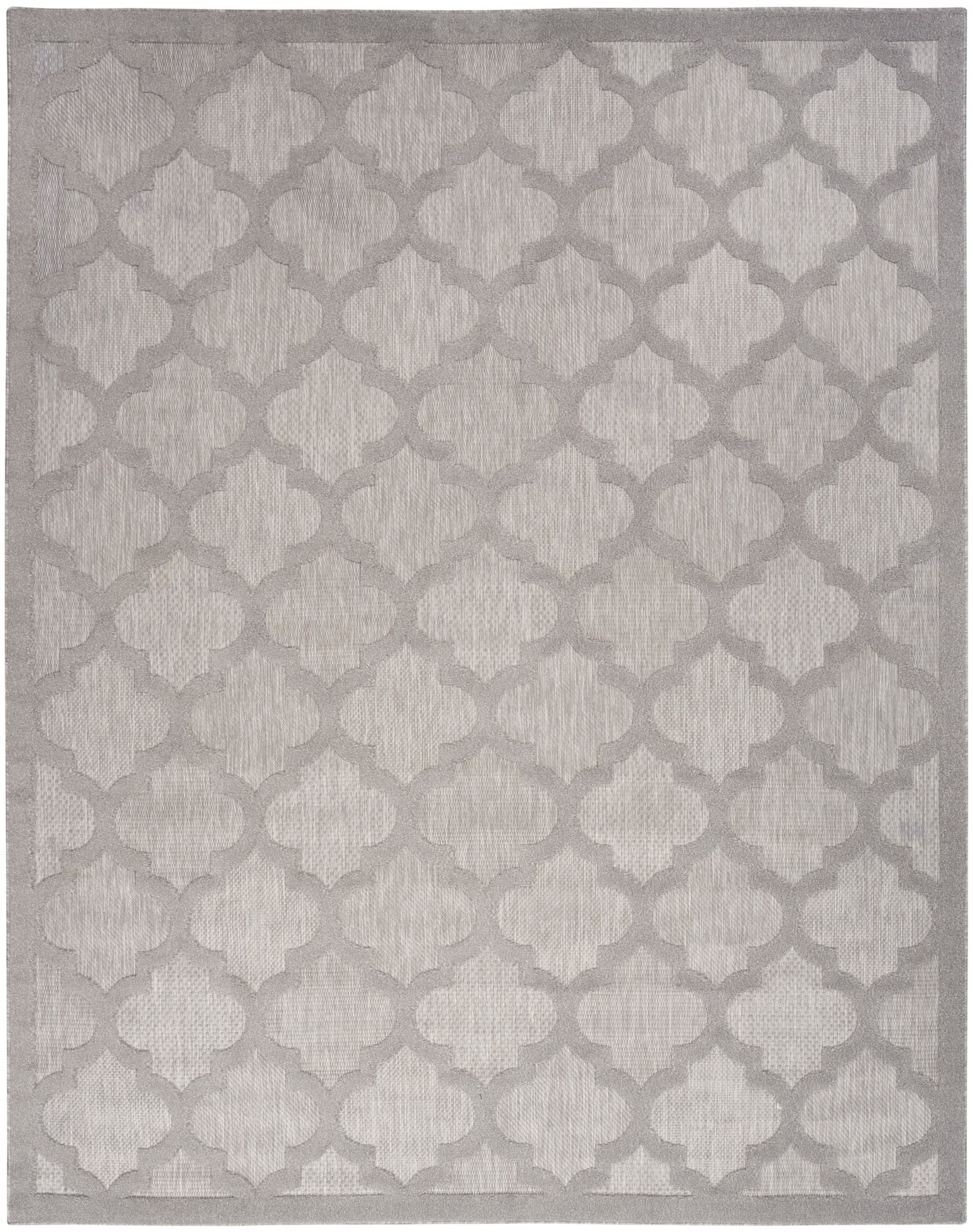 Nourison Easy Care 9' x 12' Silver Grey Modern Rug
