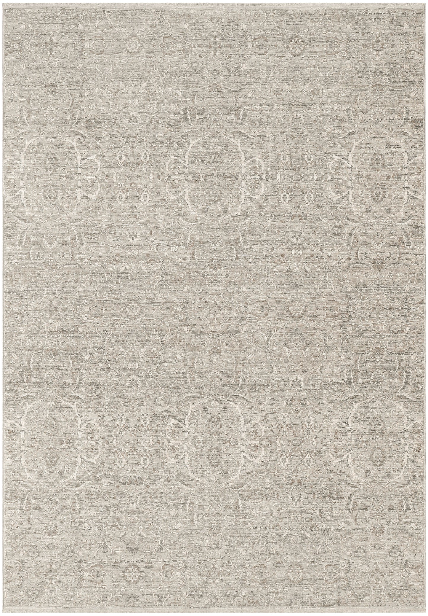 Nourison Shadows 5'3" x 7'3" Grey Vintage Indoor Rug