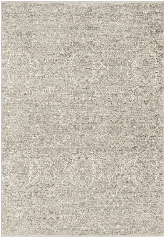 Nourison Shadows 5'3" x 7'3" Grey Vintage Indoor Rug