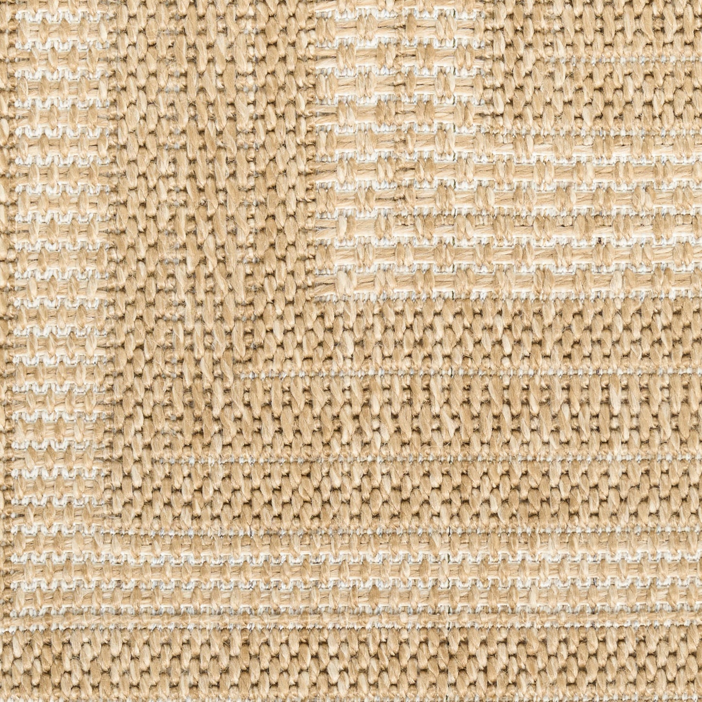 Nourison Tulum 8' x Round Taupe Ivory Outdoor Rug