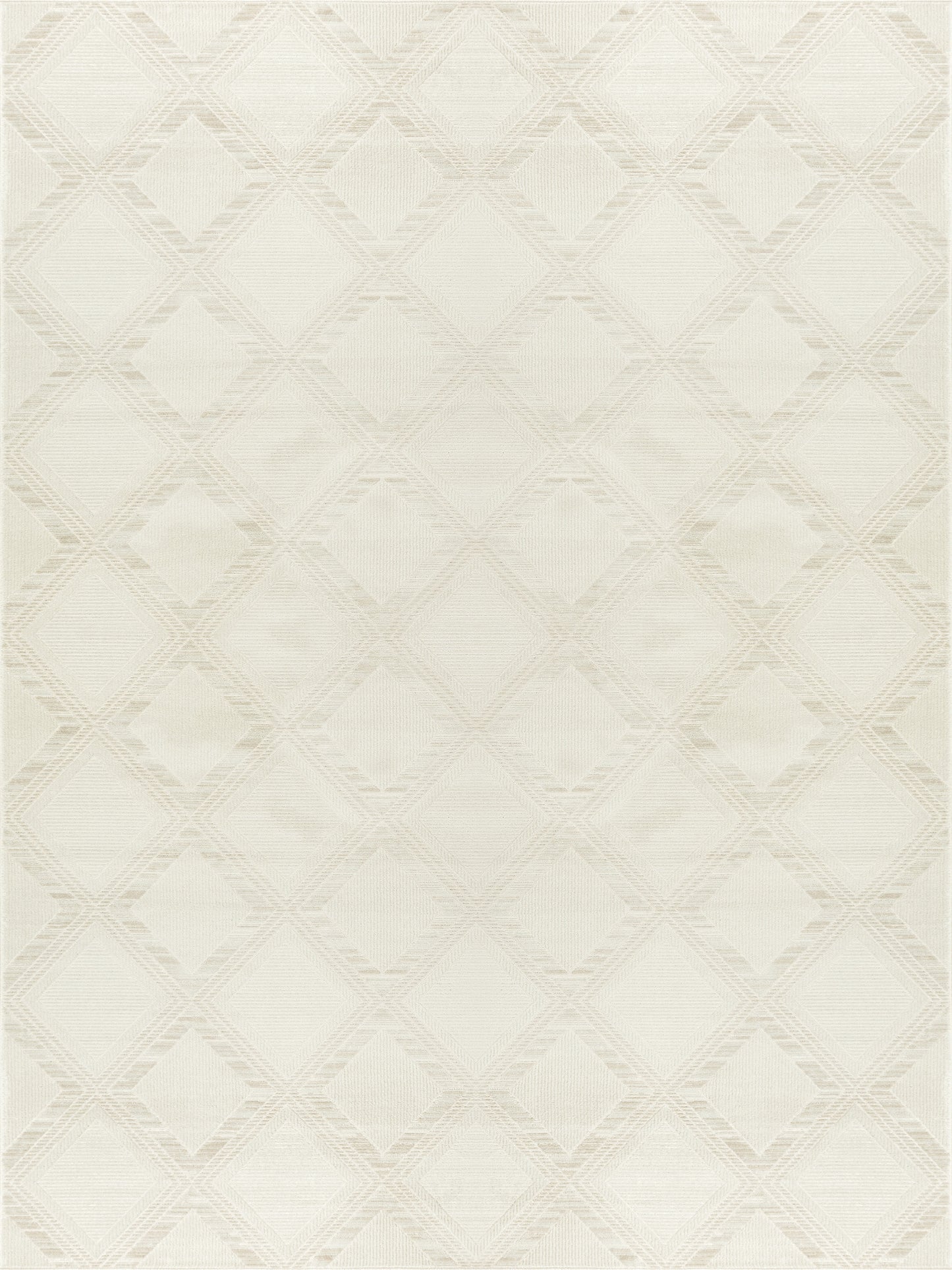 Nourison Serenity Home 10' x 14' Ivory Modern Indoor Rug