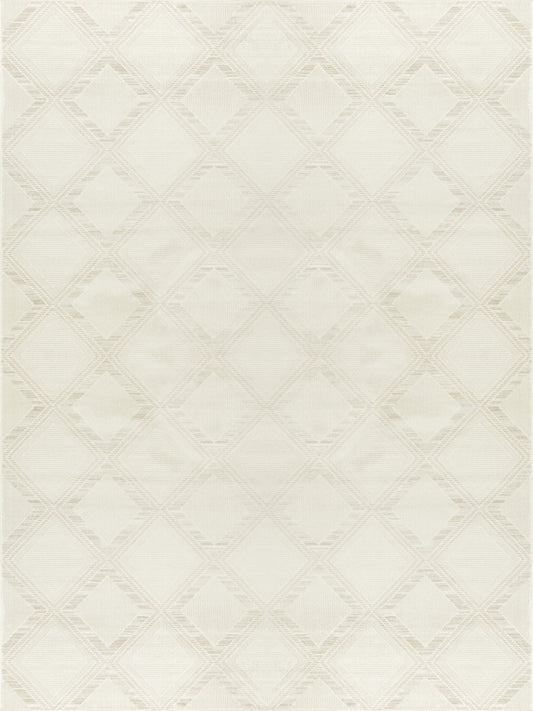 Nourison Serenity Home 10' x 14' Ivory Modern Indoor Rug