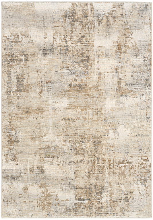 Calvin Klein CK078 Summit 5'3" x 7'9" Natural Grey Modern Indoor Rug