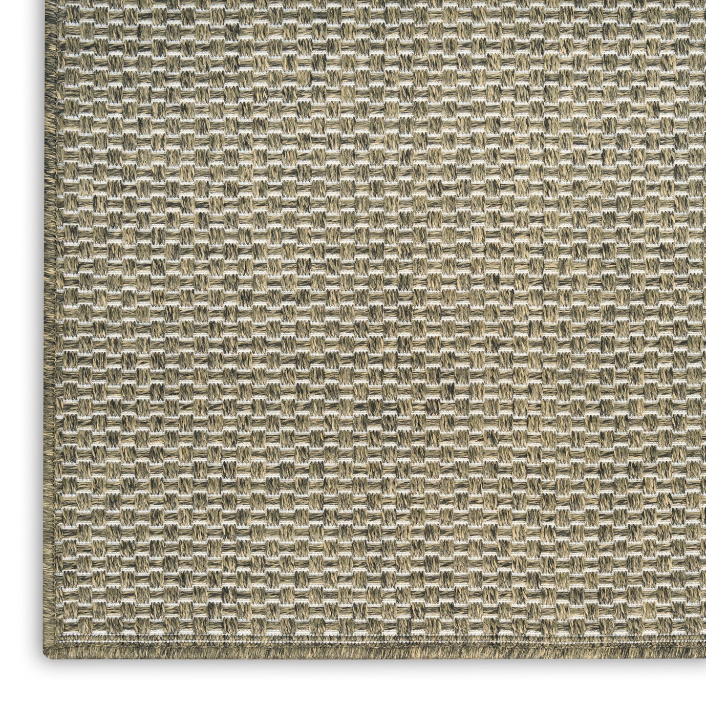 Nourison Tulum 6' x 9' Olive Outdoor Rug