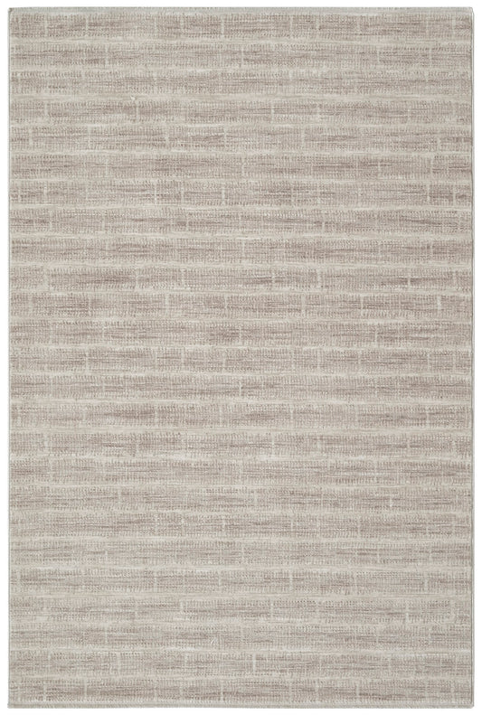 Calvin Klein CK079 Notes 3'11" x 5'11" Ivory Grey Modern Indoor Rug