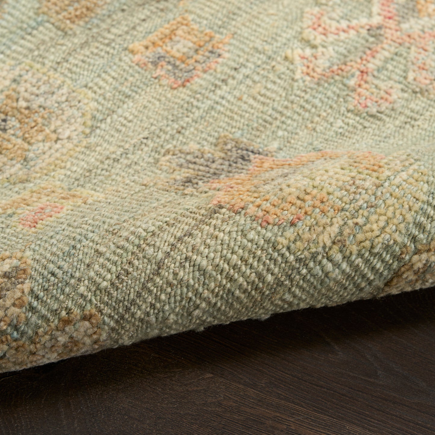 Nourison Heritage Vine 12' x 15' Light Blue Vintage Indoor Rug