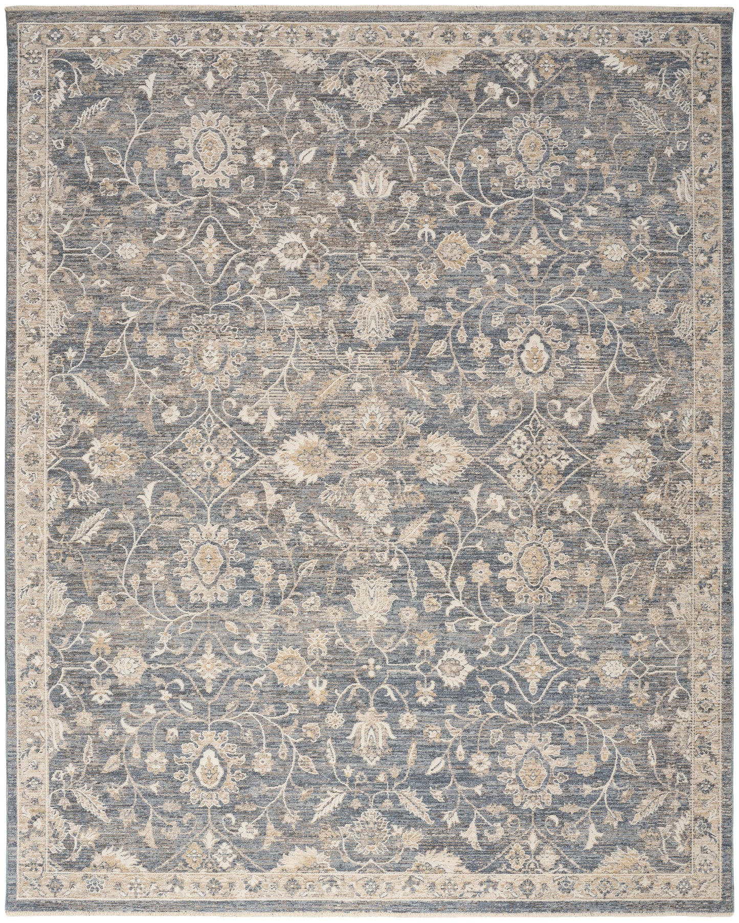 Nourison Retreat 7'10" x 10' Blue Vintage Indoor Rug