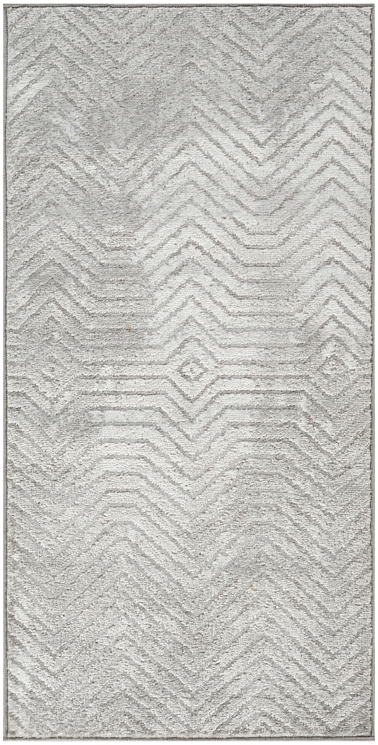 Nourison Dekor 2' x 4' Grey Vintage Indoor Rug