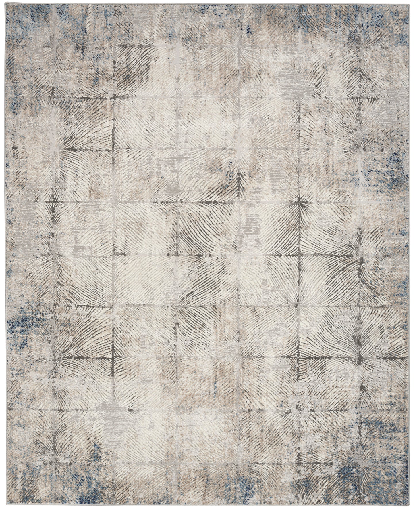 Calvin Klein CK022 Infinity 9' x 12' Ivory Grey Modern Indoor Rug