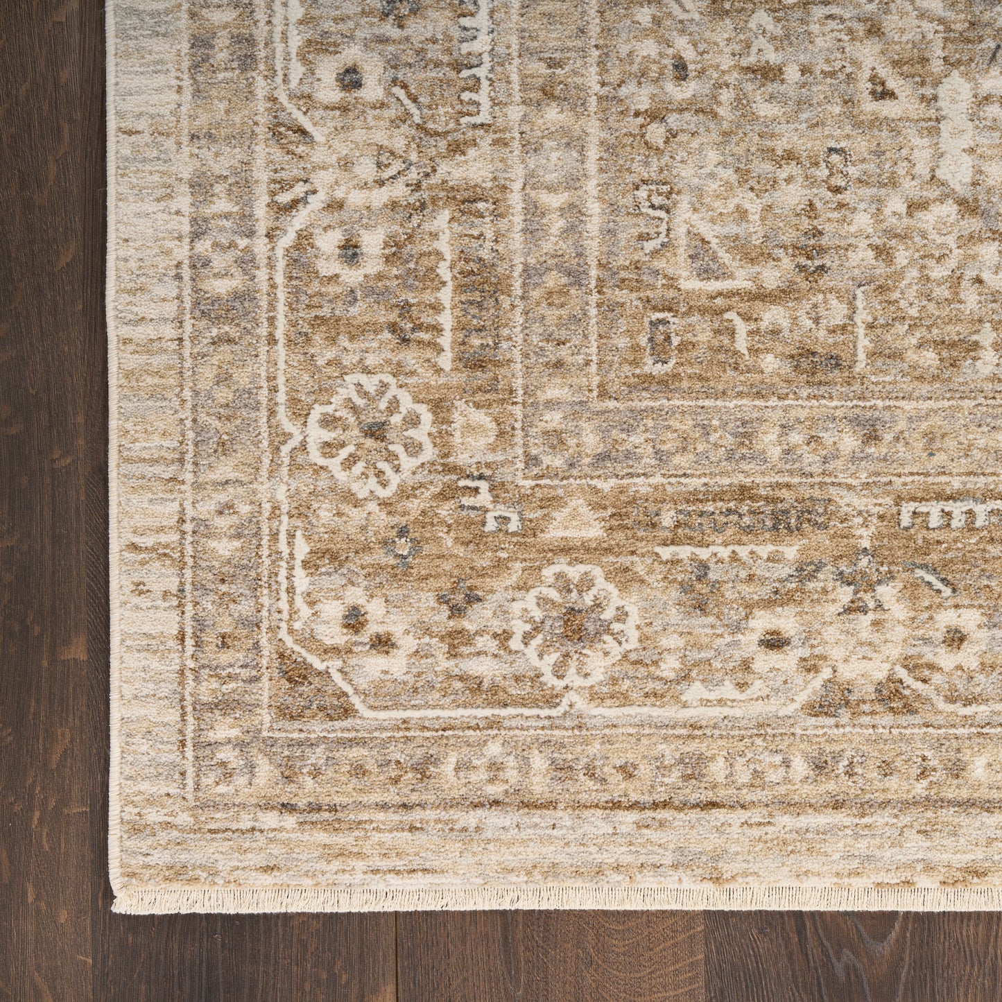 Nourison Retreat 5'3" x 7'6" Beige Vintage Indoor Rug
