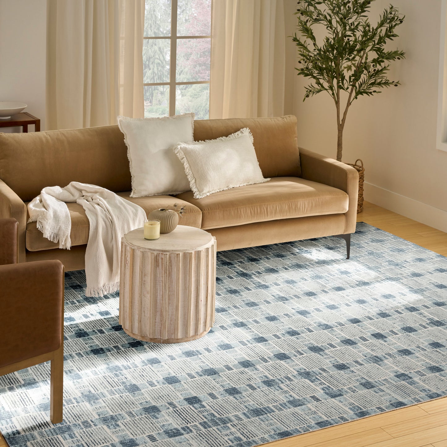Nourison Nordic 8' x 10' Blue Modern Indoor Rug
